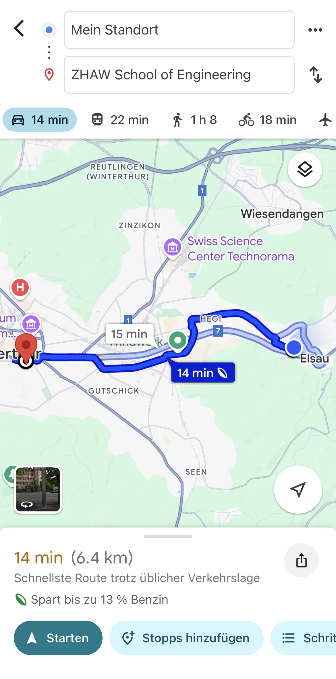 Route berechnen